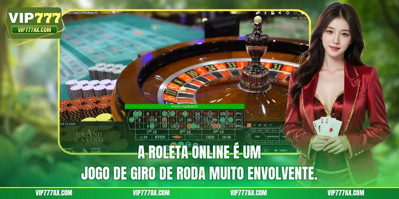 A roleta online é um jogo de giro de roda muito envolvente.