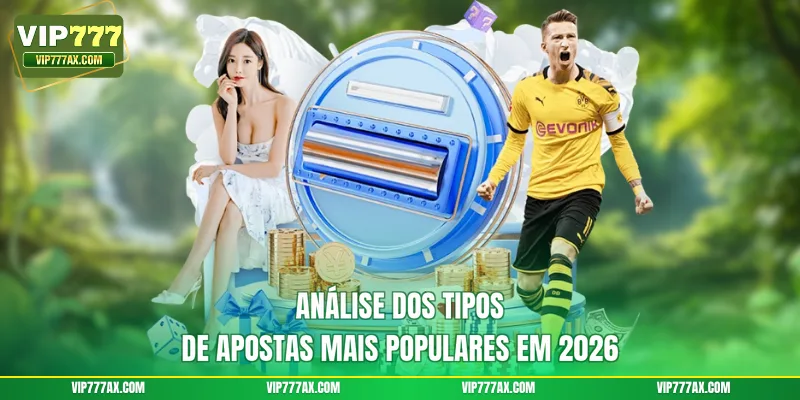 Análise dos tipos de apostas mais populares em 2026
