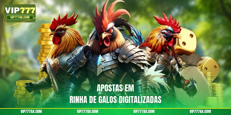 Apostas em rinha de galos digitalizadas