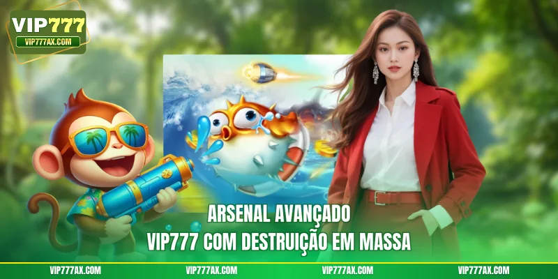 Arsenal avançado VIP777 com destruição em massa