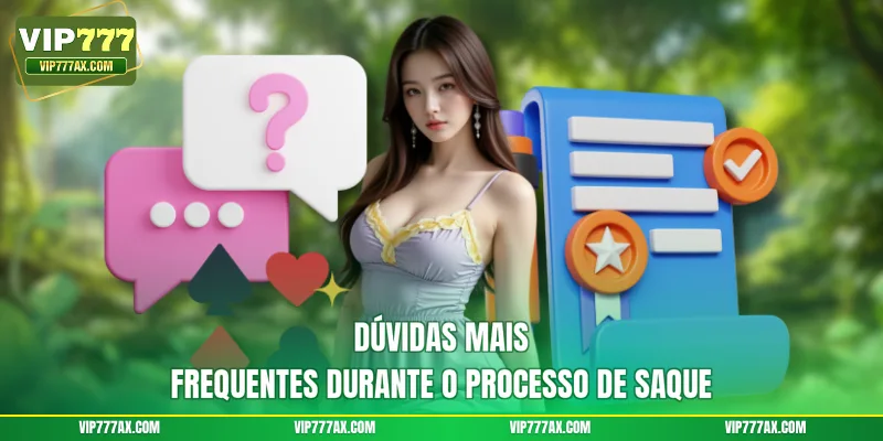 Dúvidas mais frequentes durante o processo de saque