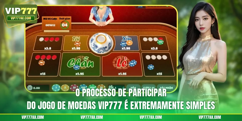 O processo de participar do jogo de moedas VIP777 é extremamente simples