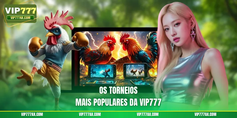 Os torneios mais populares da VIP777