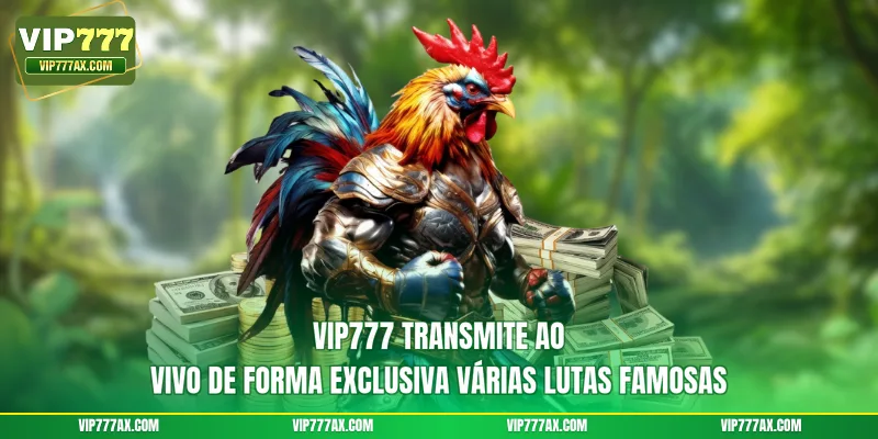 VIP777 transmite ao vivo de forma exclusiva várias lutas famosas